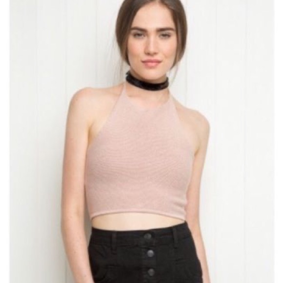 Brandy Melville Tops - -SOLD- brandy melville knit halter